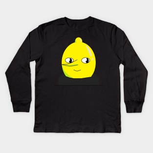 Cute Little LemonGrab Kids Long Sleeve T-Shirt